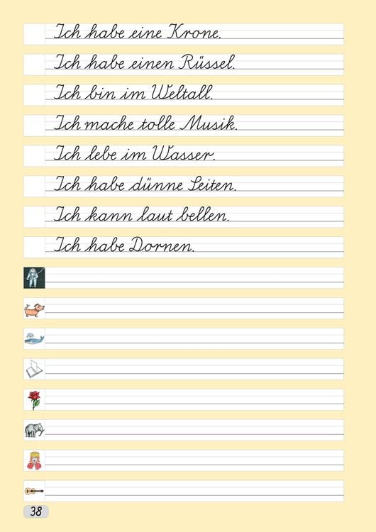 Produktbild: Schreibschrift (LA) - Das Selbstlernheft