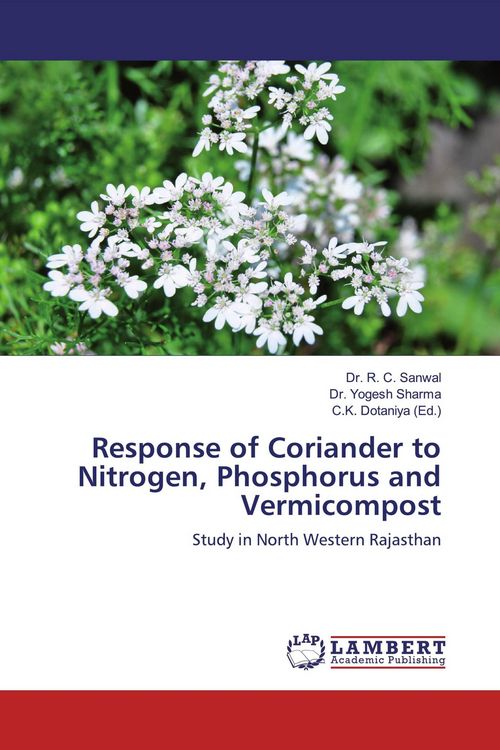 Produktbild: Response of Coriander to Nitrogen, Phosphorus and Vermicompost