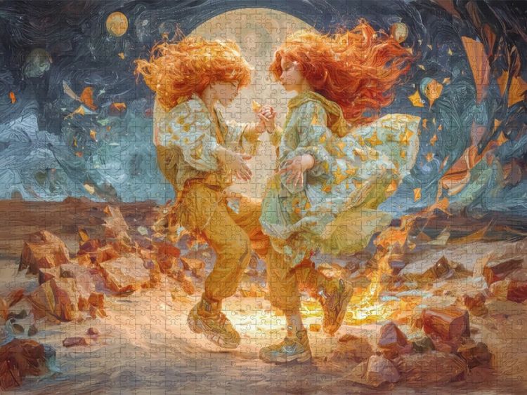 Produktbild: CALVENDO Puzzle Anmutige Menschen | 1000 Teile Lege-Gr&ouml;&szlig;e 64x48cm Foto-Puzzle f&uuml;r gl&uuml;ckliche Stunden