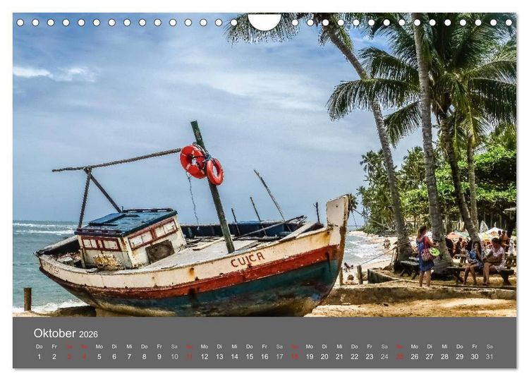 Produktbild: Brasilien 2026 abseits von Rio (Wandkalender 2026 DIN A4 quer), CALVENDO Monatskalender