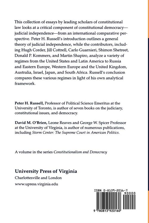 Produktbild: Judicial Independence in the Age of Democracy