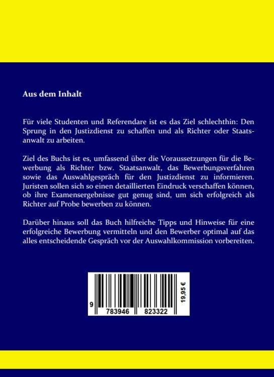Produktbild: Richter / Staatsanwalt werden &ndash; Die Bewerbung f&uuml;r den Staatsdienst