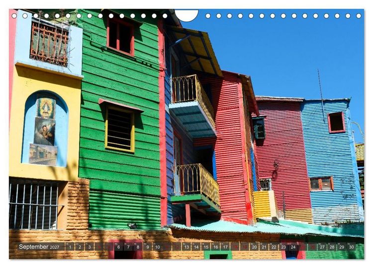 Produktbild: Buenos Aires mit Iguazu (Wandkalender 2027 DIN A4 quer), CALVENDO Monatskalender