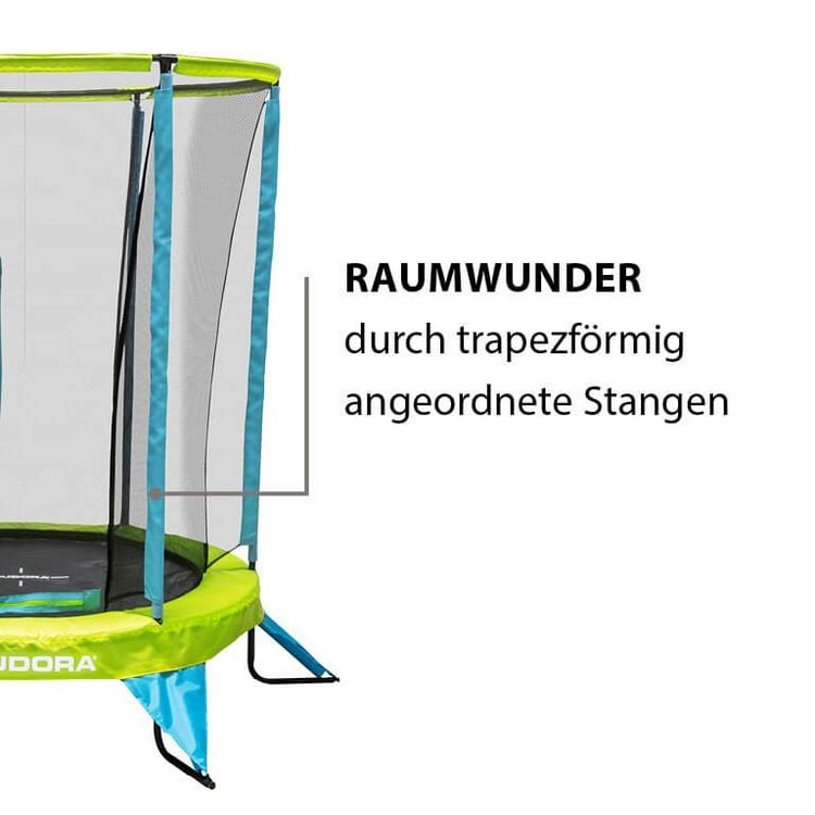 Produktbild: Hudora 65711 - Kindertrampolin Safety 140
