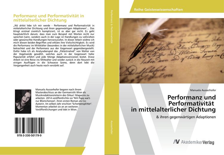 Produktbild: Performanz und Performativit&auml;t in mittelalterlicher Dichtung