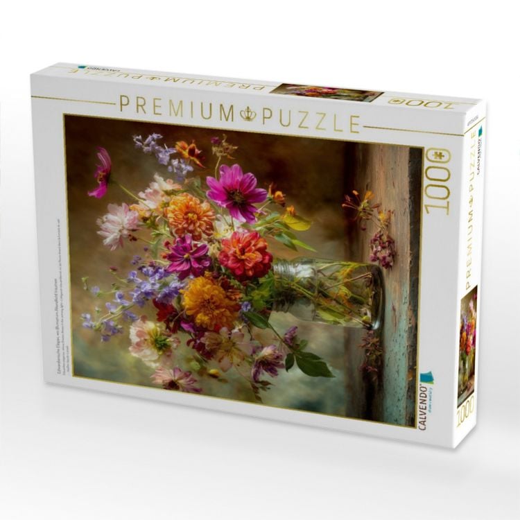 Produktbild: CALVENDO Puzzle Edwardianische Elegan, wo Blumen im Abendlicht tr&auml;umen | 1000 Teile Lege-Gr&ouml;&szlig;e 64x48cm Foto-Puzzle f&uuml;r gl&uuml;ckliche Stunden