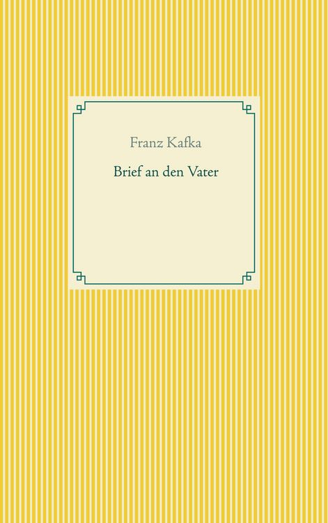 Produktbild: Brief an den Vater
