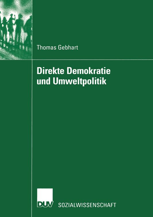 Produktbild: Direkte Demokratie und Umweltpolitik