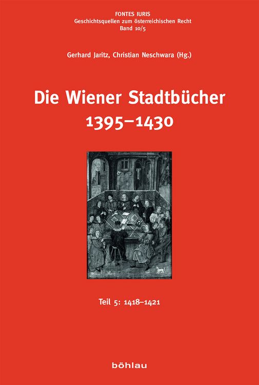 Produktbild: Die Wiener Stadtb&uuml;cher 1395&ndash;1430