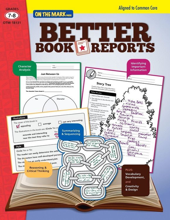 Produktbild: Book Reports Grades 7-8