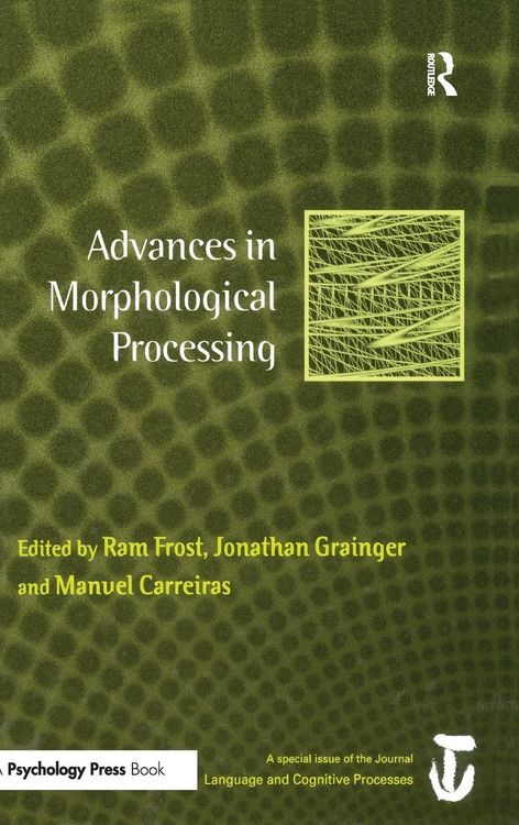Produktbild: Advances in Morphological Processing