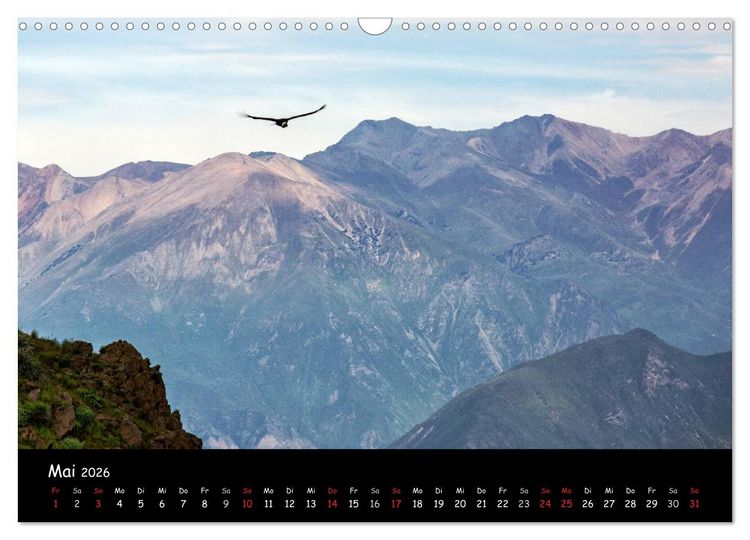 Produktbild: Traumziel Peru (Wandkalender 2026 DIN A3 quer), CALVENDO Monatskalender