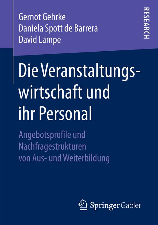 Produktbild: Die Veranstaltungswirtschaft und ihr Personal