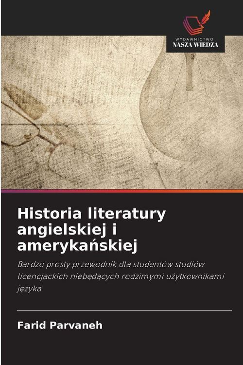 Produktbild: Historia literatury angielskiej i ameryka&iquest;skiej