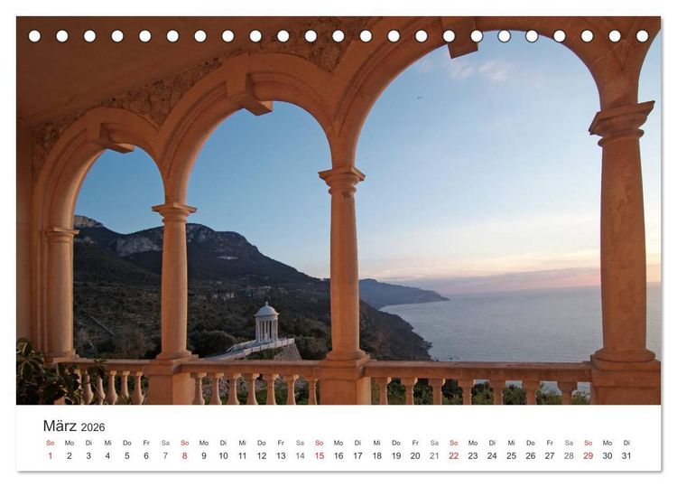 Produktbild: Mallorca - auf in den Urlaub (Tischkalender 2026 DIN A5 quer), CALVENDO Monatskalender