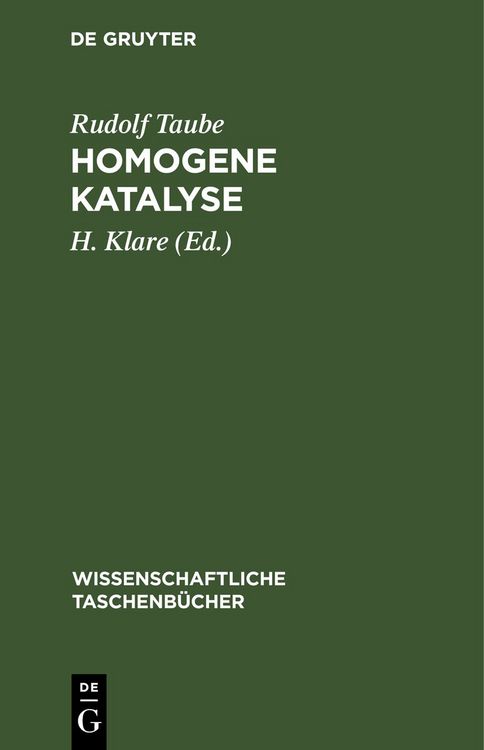 Produktbild: Homogene Katalyse