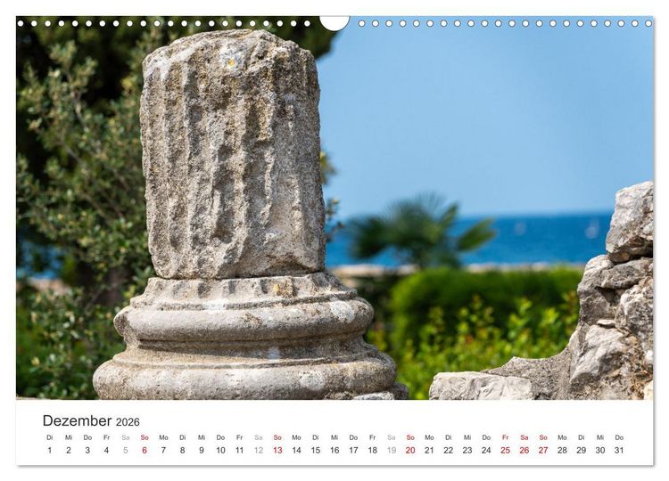 Produktbild: Porec Kalender - Die kroatische Stadt an der Adria (Wandkalender 2026 DIN A3 quer), CALVENDO Monatskalender