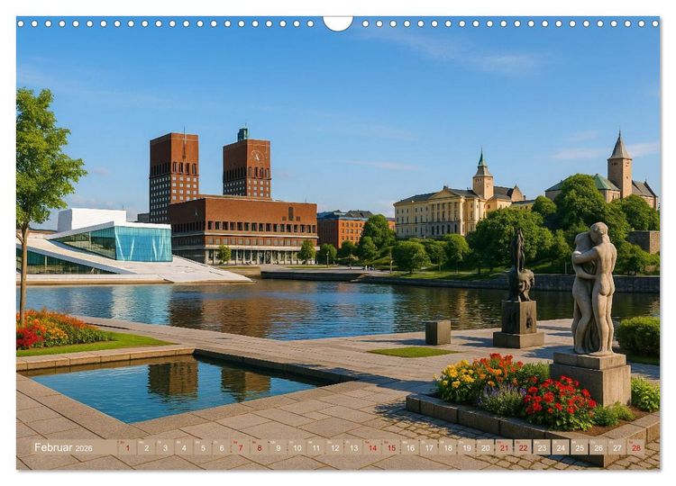 Produktbild: Hauptstadt Patchwork (Wandkalender 2026 DIN A3 quer), CALVENDO Monatskalender