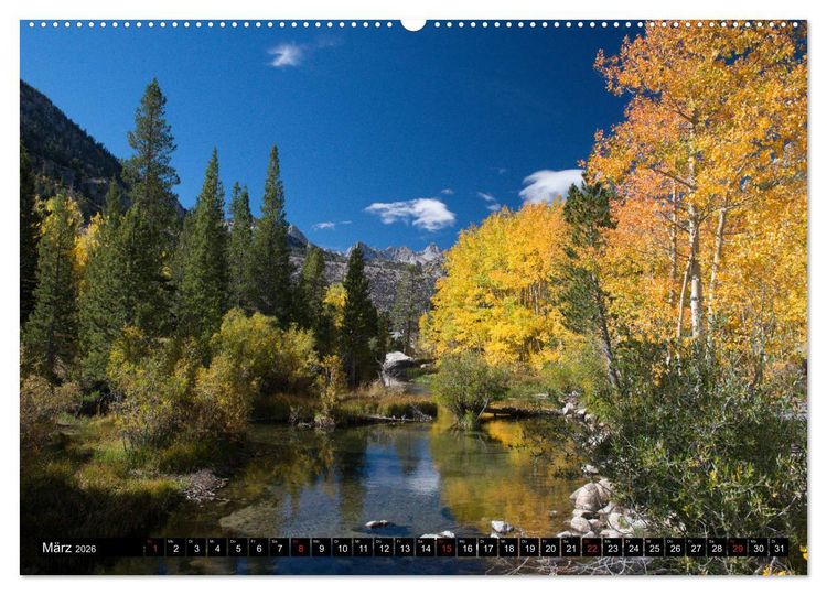 Produktbild: Entlang der Sierra Nevada (hochwertiger Premium Wandkalender 2026 DIN A2 quer), Kunstdruck in Hochglanz