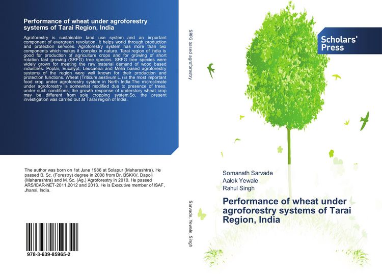 Produktbild: Performance of wheat under agroforestry systems of Tarai Region, India