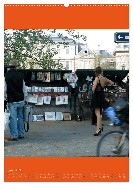 Produktbild: Paris et ses bouquinistes (Calendrier mural 2026 DIN A2 horizontal) calendrier de bureau