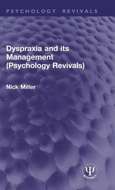 Produktbild: Dyspraxia and its Management