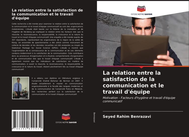 Produktbild: La relation entre la satisfaction de la communication et le travail d'&eacute;quipe