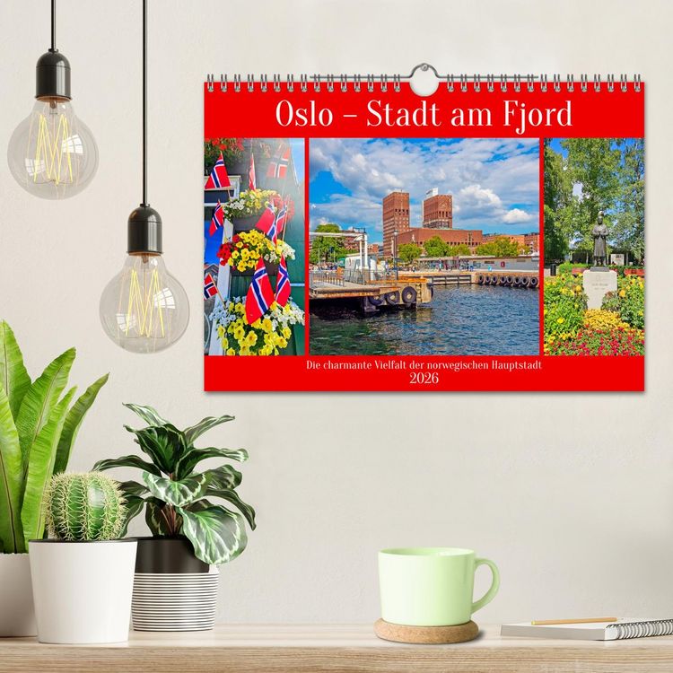 Produktbild: Oslo - Stadt am Fjord (Wandkalender 2026 DIN A4 quer), CALVENDO Monatskalender