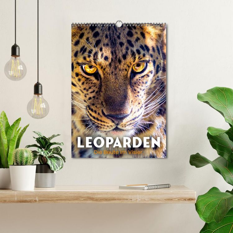 Produktbild: Leoparden - Die Beute im Visier. (Wandkalender 2026 DIN A3 hoch), CALVENDO Monatskalender