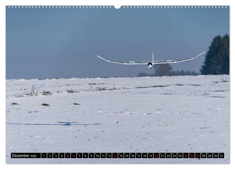 Produktbild: Modellflugkalender 2026 (hochwertiger Premium Wandkalender 2026 DIN A2 quer), Kunstdruck in Hochglanz