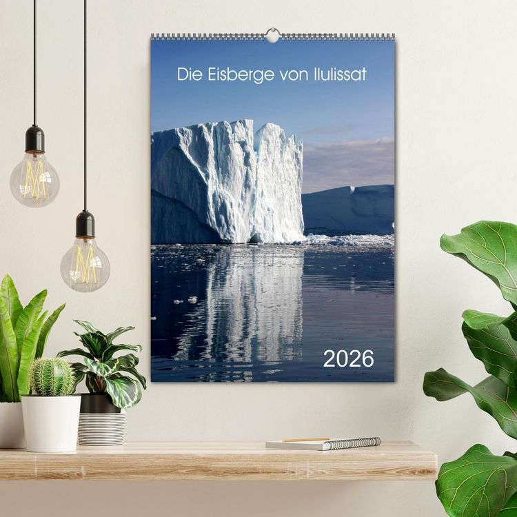 Produktbild: Die Eisberge von Ilulissat (Wandkalender 2026 DIN A2 hoch), CALVENDO Monatskalender