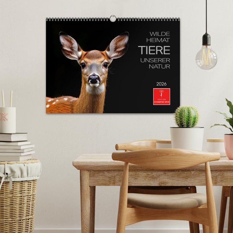 Produktbild: Wilde Heimat - Tiere unserer Natur (Wandkalender 2026 DIN A3 quer), CALVENDO Monatskalender