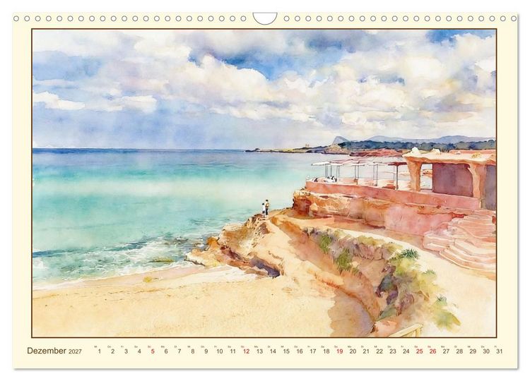 Produktbild: Mediterraner Zauber auf Ibiza (Wandkalender 2027 DIN A3 quer), CALVENDO Monatskalender