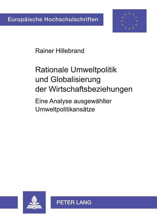 Produktbild: Rationale Umweltpolitik und Globalisierung der Wirtschaftsbeziehungen