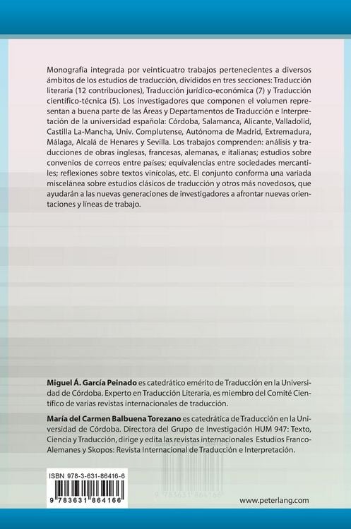 Produktbild: Formas y variedades tradicionales de la traducci&oacute;n especializada