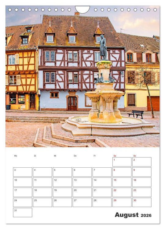 Produktbild: Colmar - Impressionen (Wandkalender 2026 DIN A4 hoch), CALVENDO Monatskalender