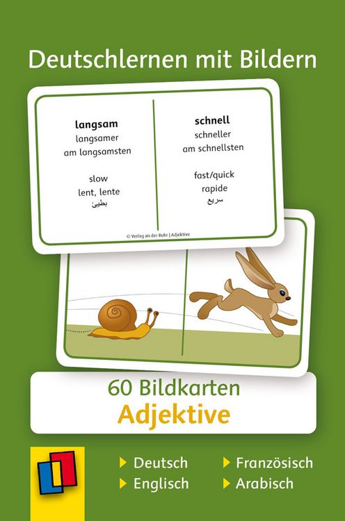 Produktbild: Adjektive - Deutsch, Englisch, Franz&ouml;sisch und Arabisch