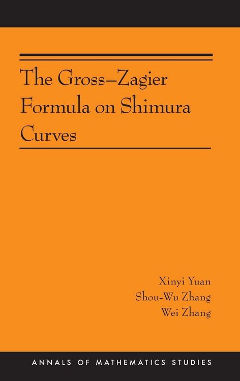 Produktbild: The Gross-Zagier Formula on Shimura Curves