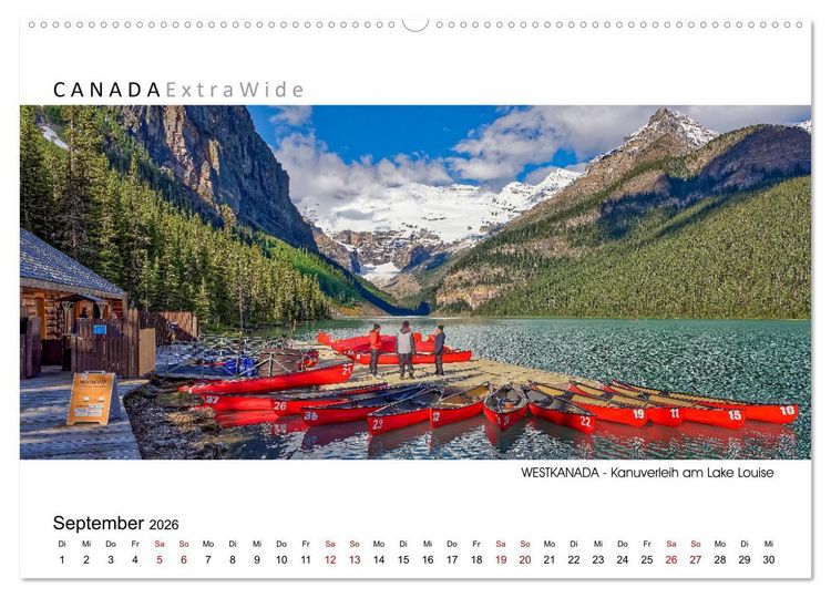 Produktbild: Impressionen aus Westkanada (Wandkalender 2026 DIN A2 quer), CALVENDO Monatskalender