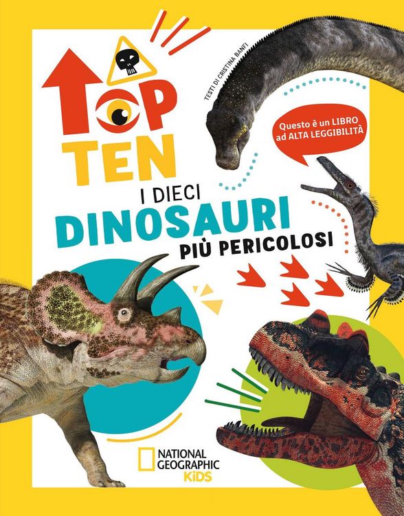 Produktbild: I dieci dinosauri pi&ugrave; pericolosi. Top ten. Ediz. ad alta leggibilit&agrave;