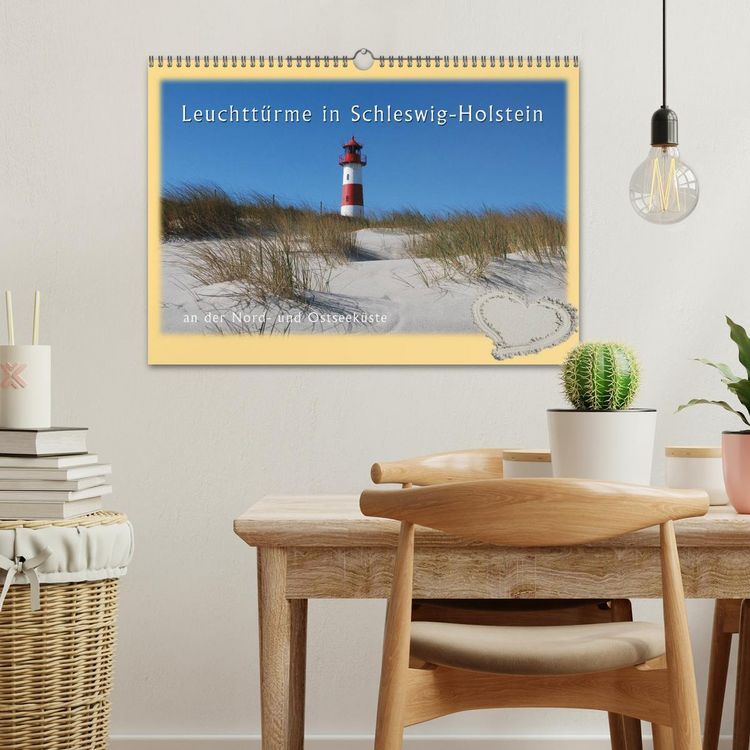 Produktbild: Leuchtt&uuml;rme Schleswig-Holsteins (Wandkalender 2026 DIN A3 quer), CALVENDO Monatskalender
