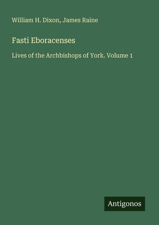 Produktbild: Fasti Eboracenses