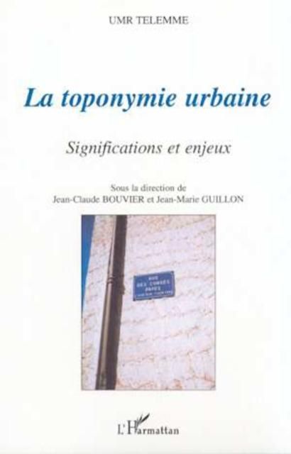 Produktbild: La Toponymie Urbaine