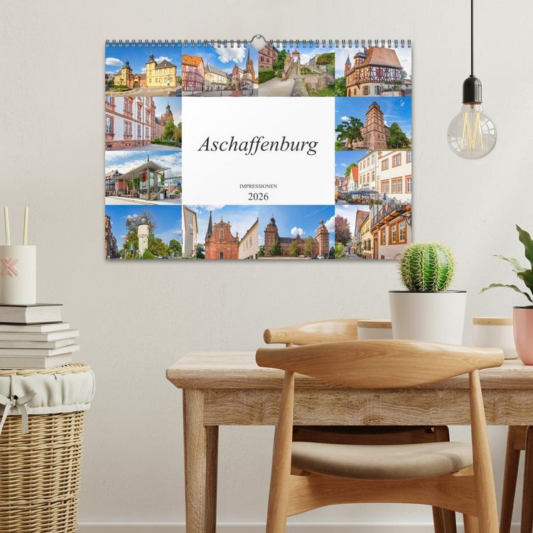 Produktbild: Aschaffenburg Impressionen (Wandkalender 2026 DIN A3 quer), CALVENDO Monatskalender