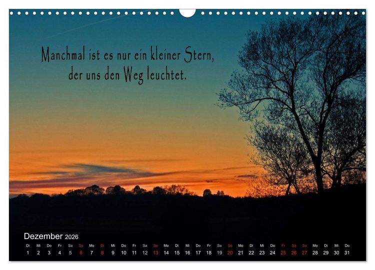 Produktbild: wundersch&ouml;ne Lichtmomente (Wandkalender 2026 DIN A3 quer), CALVENDO Monatskalender