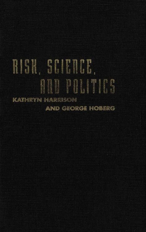 Produktbild: Risk, Science, and Politics