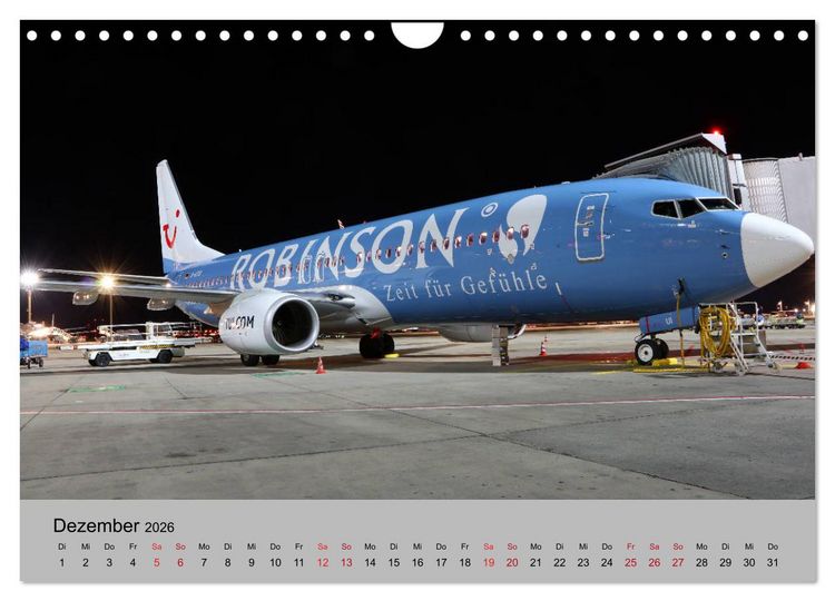 Produktbild: Welt der Flugzeuge - Faszination Luftfahrt 2026 (Wandkalender 2026 DIN A4 quer), CALVENDO Monatskalender