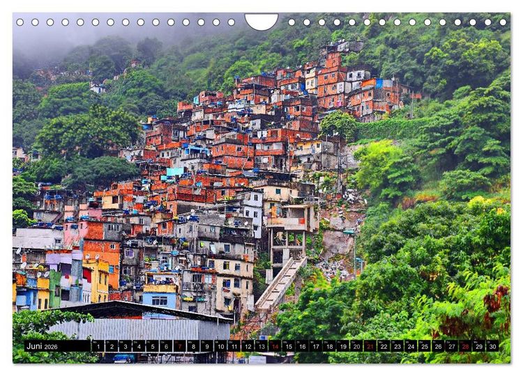 Produktbild: Brasilien - das gr&ouml;&szlig;te Land S&uuml;damerikas (Wandkalender 2026 DIN A4 quer), CALVENDO Monatskalender