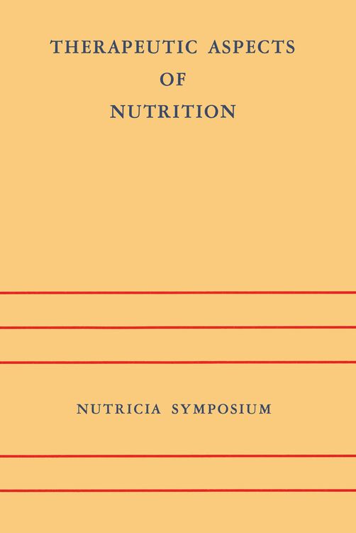 Produktbild: Therapeutic Aspects of Nutrition