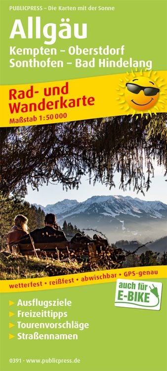 Produktbild: Allgäu, Kempten - Oberstdorf, Sonthofen - Bad Hindelang 1 : 50 000
